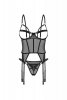 Obsessive Gorset i tanga Euridia czarny